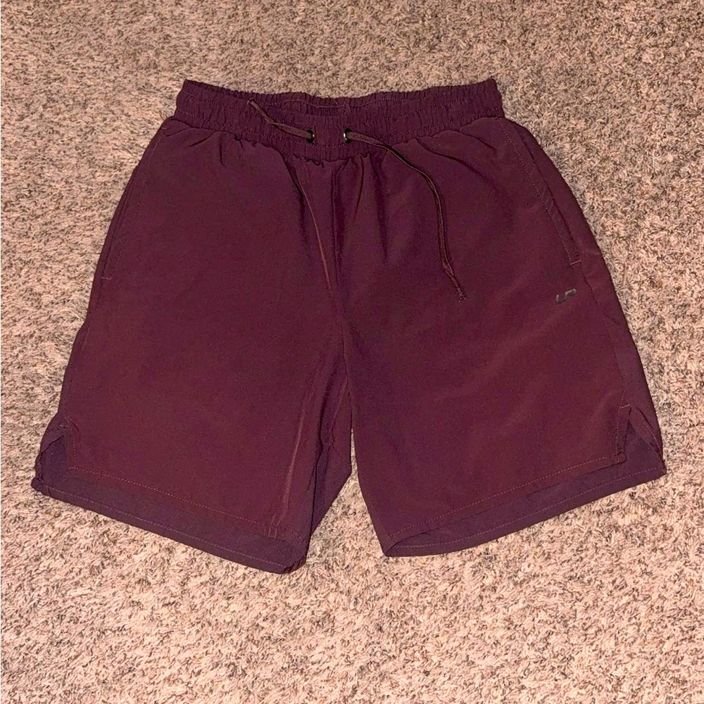 Men's Athletic Maroon Shorts